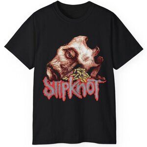 2000 Slipknot Maggot Mask Metal Band Music Concert Tour Fan Gift T-shirt 89